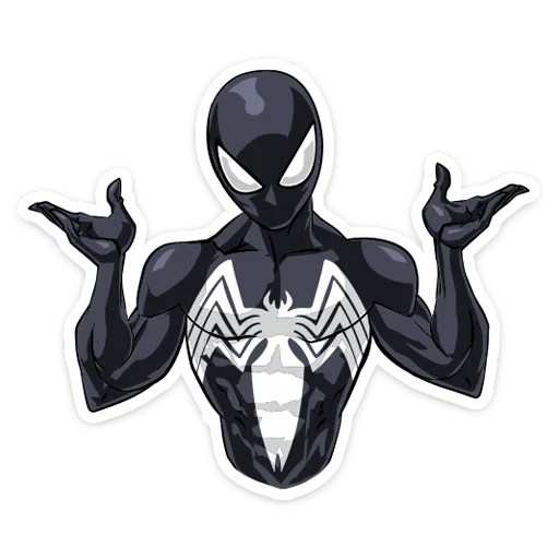 Sticker from the "Человек паук | Spider man" sticker pack