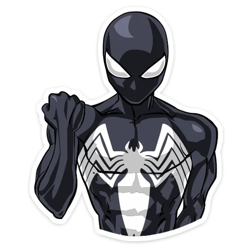 Sticker from the "Человек паук | Spider man" sticker pack