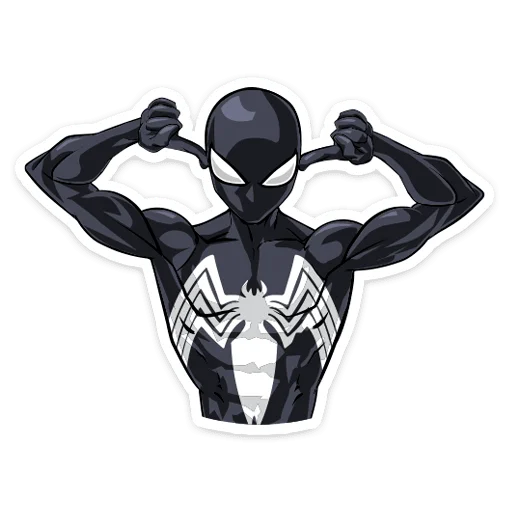 Sticker from the "Человек паук | Spider man" sticker pack