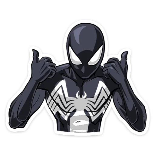 Sticker from the "Человек паук | Spider man" sticker pack