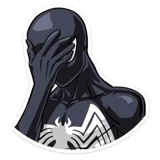 Sticker from the "Человек паук | Spider man" sticker pack