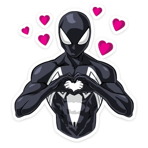 Sticker from the "Человек паук | Spider man" sticker pack