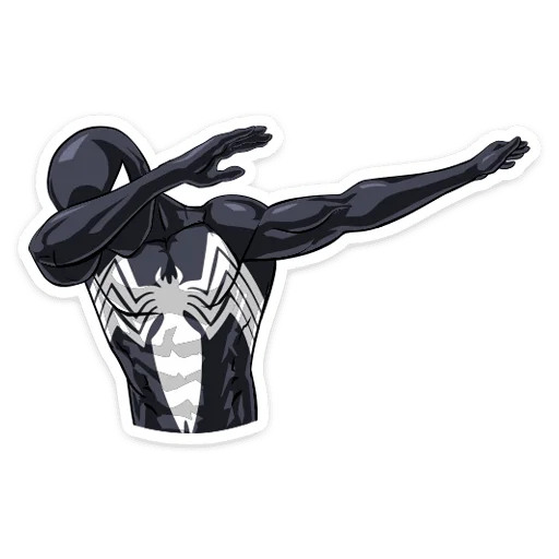 Sticker from the "Человек паук | Spider man" sticker pack