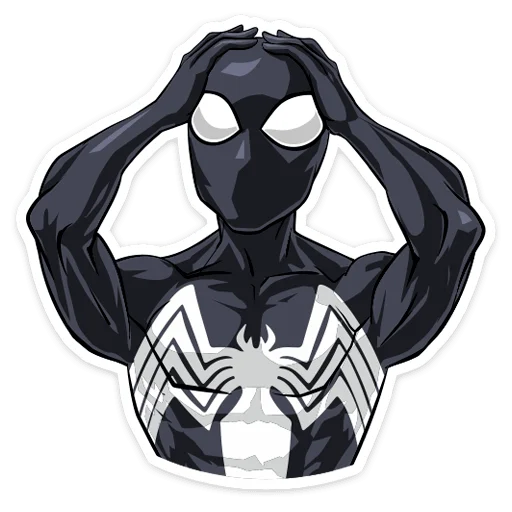 Sticker from the "Человек паук | Spider man" sticker pack