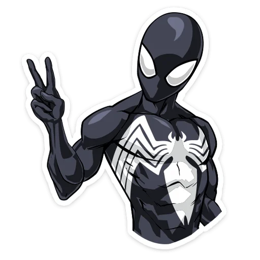 Sticker from the "Человек паук | Spider man" sticker pack