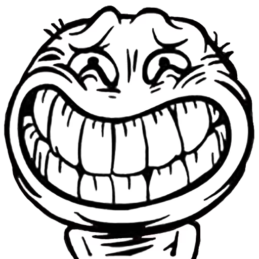 Sticker from the "Troll Faces" sticker pack