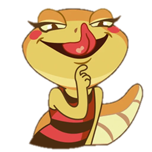 Sticker from the "Smile Gekko" sticker pack