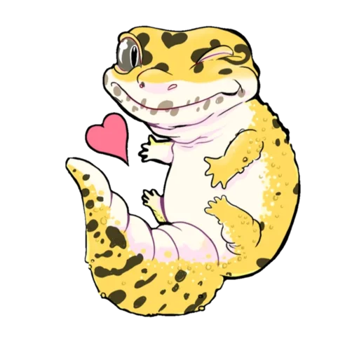 Sticker from the "Smile Gekko" sticker pack