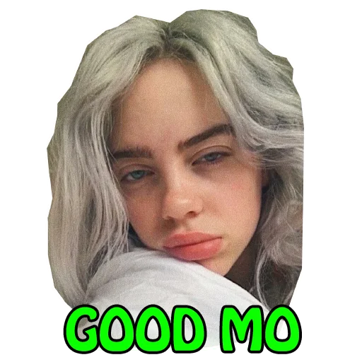 Sticker from the "Billie?" sticker pack