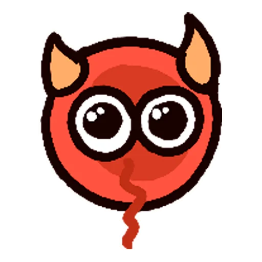 Sticker from the "Cursed Cookie" sticker pack