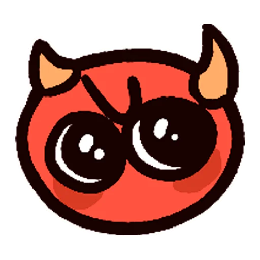 Sticker from the "Cursed Cookie" sticker pack