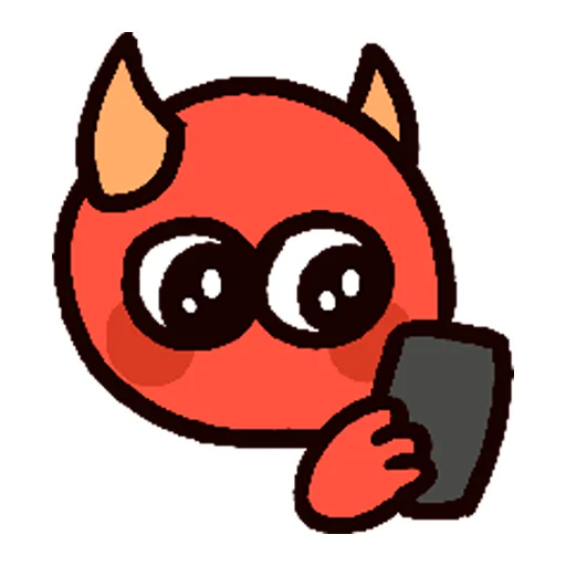 Sticker from the "Cursed Cookie" sticker pack