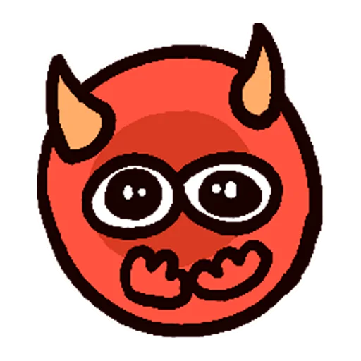 Sticker from the "Cursed Cookie" sticker pack