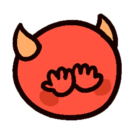 Sticker from the "Cursed Cookie" sticker pack