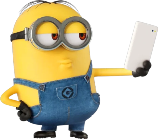 Стикер из набора "minions"