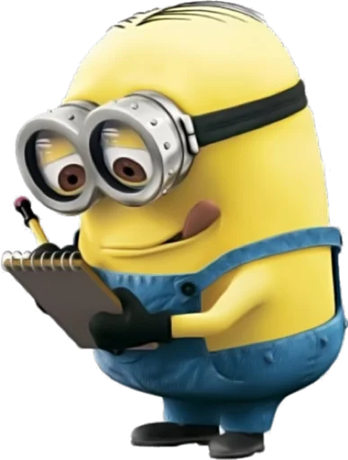 Sticker from the "minions" sticker pack