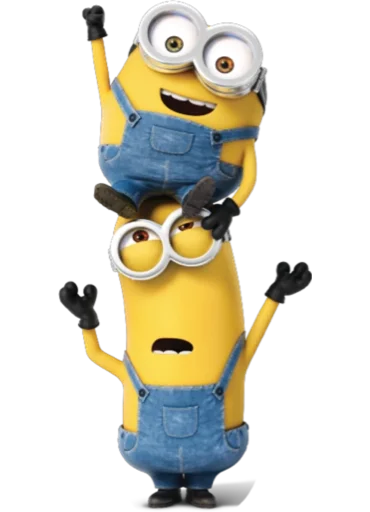 Стикер из набора "minions"