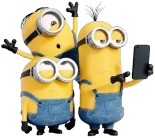 Стикер из набора "minions"