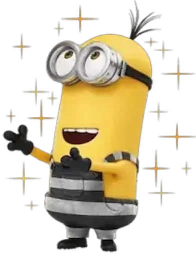 Sticker from the "minions" sticker pack