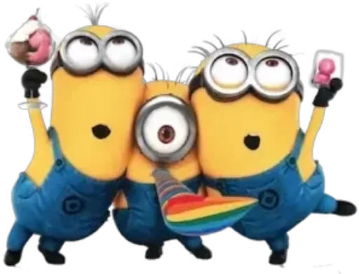 Sticker from the "minions" sticker pack