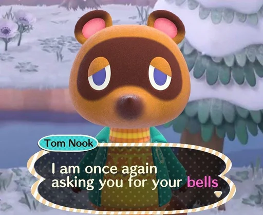 Sticker from the "Animal Crossing - Bam Edition" sticker pack