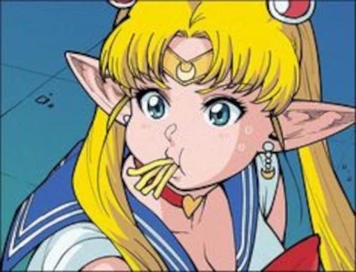 Sticker from the "Sailor Moon" sticker pack