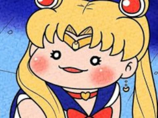 Sticker from the "Sailor Moon" sticker pack