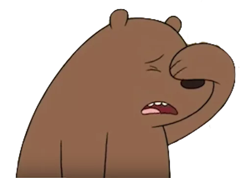 Sticker from the "WeBareBears" sticker pack