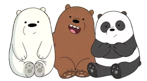 Sticker from the "WeBareBears" sticker pack