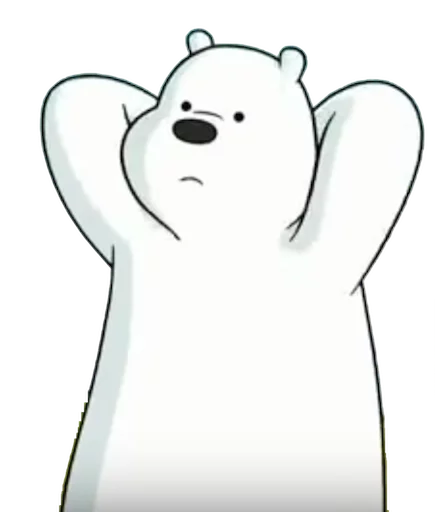 Sticker from the "WeBareBears" sticker pack