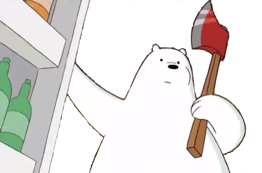 Sticker from the "WeBareBears" sticker pack