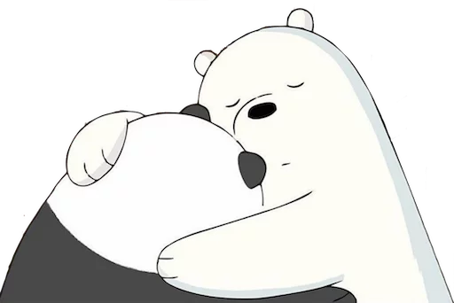 Sticker from the "WeBareBears" sticker pack