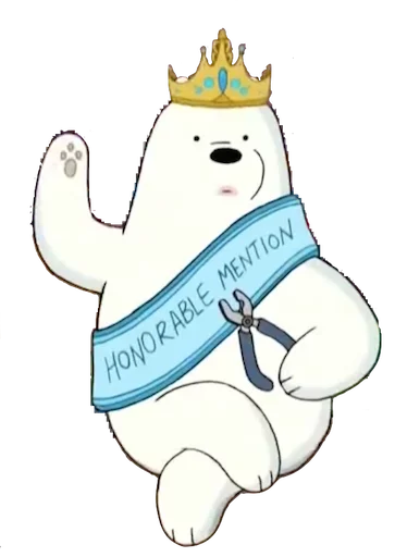 Sticker from the "WeBareBears" sticker pack