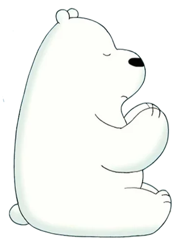 Sticker from the "WeBareBears" sticker pack