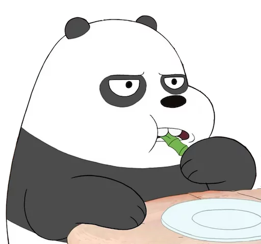 Sticker from the "WeBareBears" sticker pack