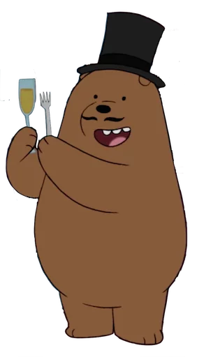 Sticker from the "WeBareBears" sticker pack