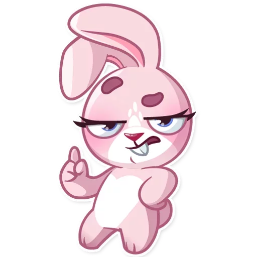 Sticker from the "Bunny Rosy" sticker pack