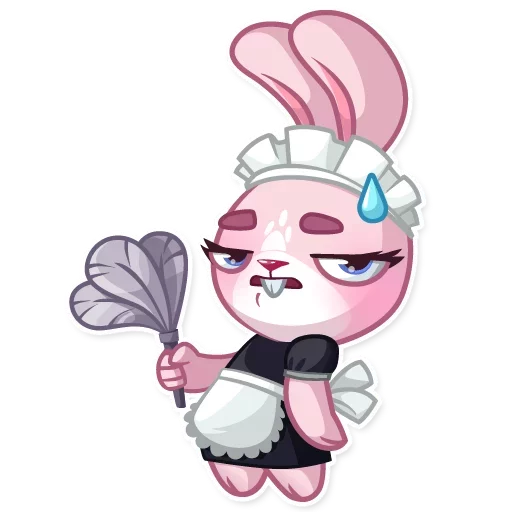 Sticker from the "Bunny Rosy" sticker pack