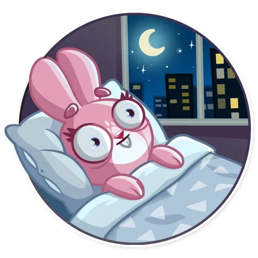 Sticker from the "Bunny Rosy" sticker pack