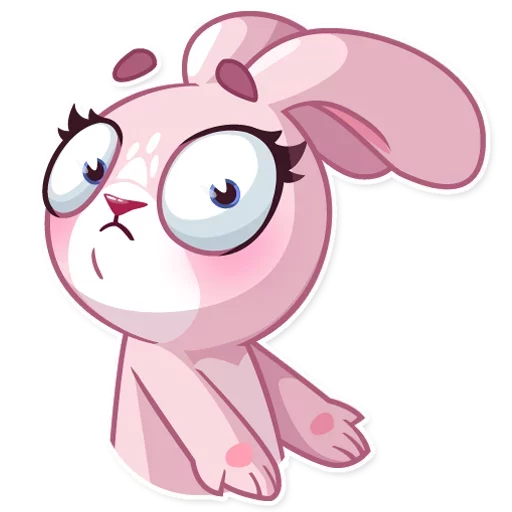 Sticker from the "Bunny Rosy" sticker pack