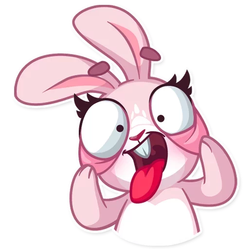 Sticker from the "Bunny Rosy" sticker pack