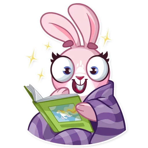 Sticker from the "Bunny Rosy" sticker pack