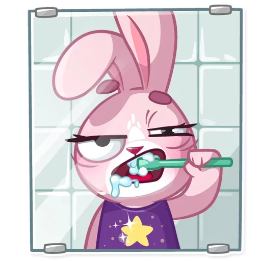 Sticker from the "Bunny Rosy" sticker pack