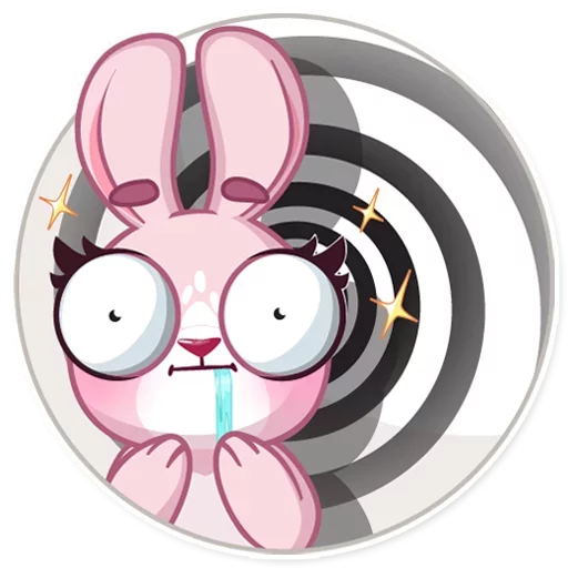 Sticker from the "Bunny Rosy" sticker pack