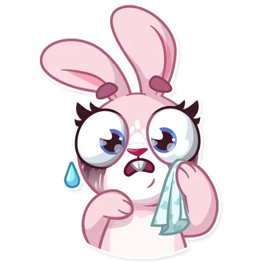 Sticker from the "Bunny Rosy" sticker pack