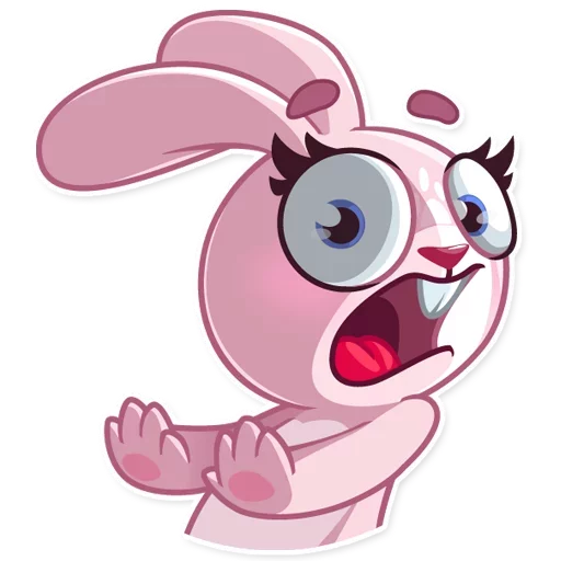 Sticker from the "Bunny Rosy" sticker pack