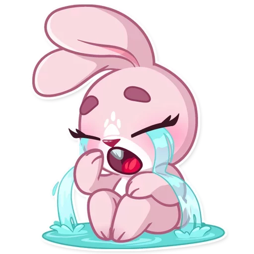 Sticker from the "Bunny Rosy" sticker pack