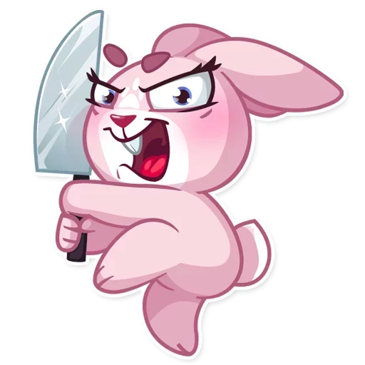 Sticker from the "Bunny Rosy" sticker pack