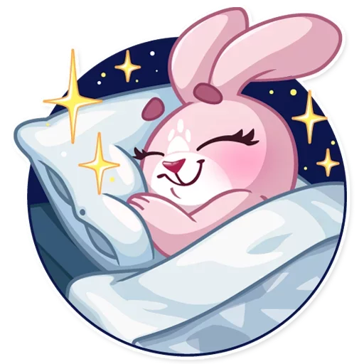 Sticker from the "Bunny Rosy" sticker pack