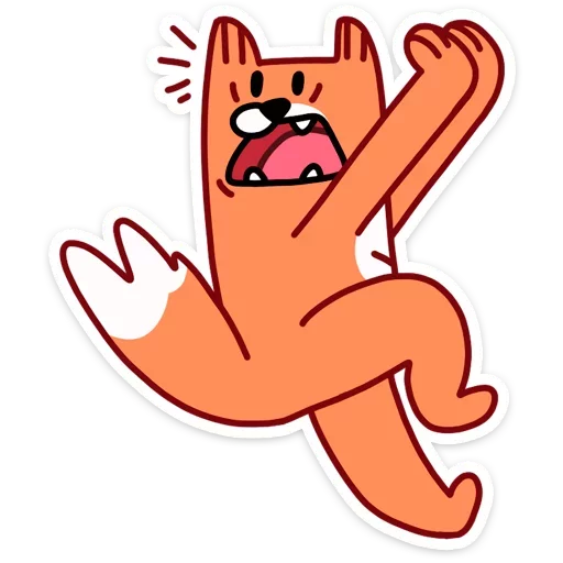 Sticker from the "Fox" sticker pack